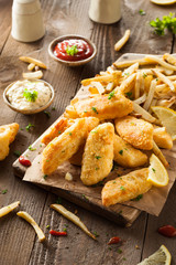Crispy Fish and Chips