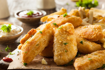 Crispy Fish and Chips