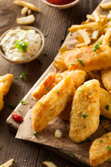 Crispy Fish and Chips