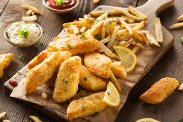 Crispy Fish and Chips