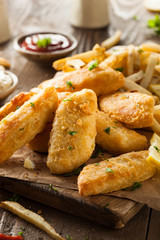 Crispy Fish and Chips