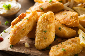 Crispy Fish and Chips