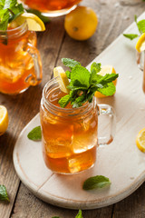 Homemade Iced Tea and Lemonade