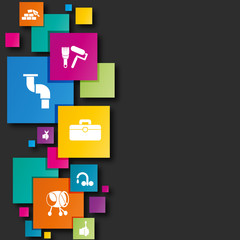 icônes travaux et construction