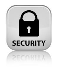 Security (padlock icon) white square button