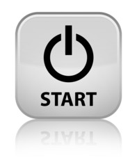 Start (power icon) white square button