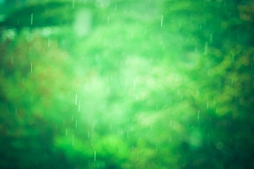 Obraz na płótnie Canvas Rainy season background with vintage color tone