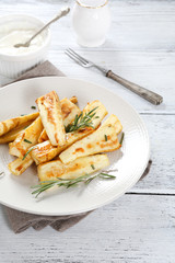 roasted piece of parsnip