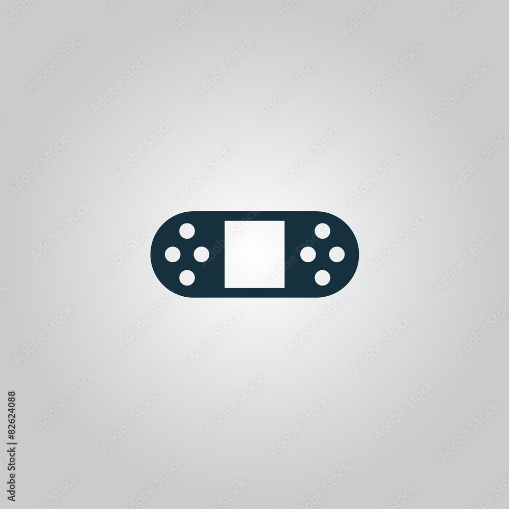 Poster vector portable video game console isolated