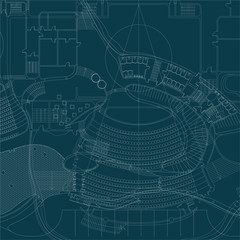 Architectural drawing.