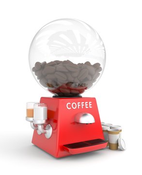 Fancy coffee machine