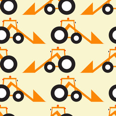 Funny tractor opposite pattern