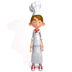 Chef 3d illustration