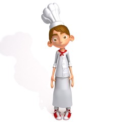 Chef 3d illustration