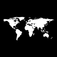 Fototapeta na wymiar World map