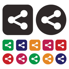 Share icon . Link icon