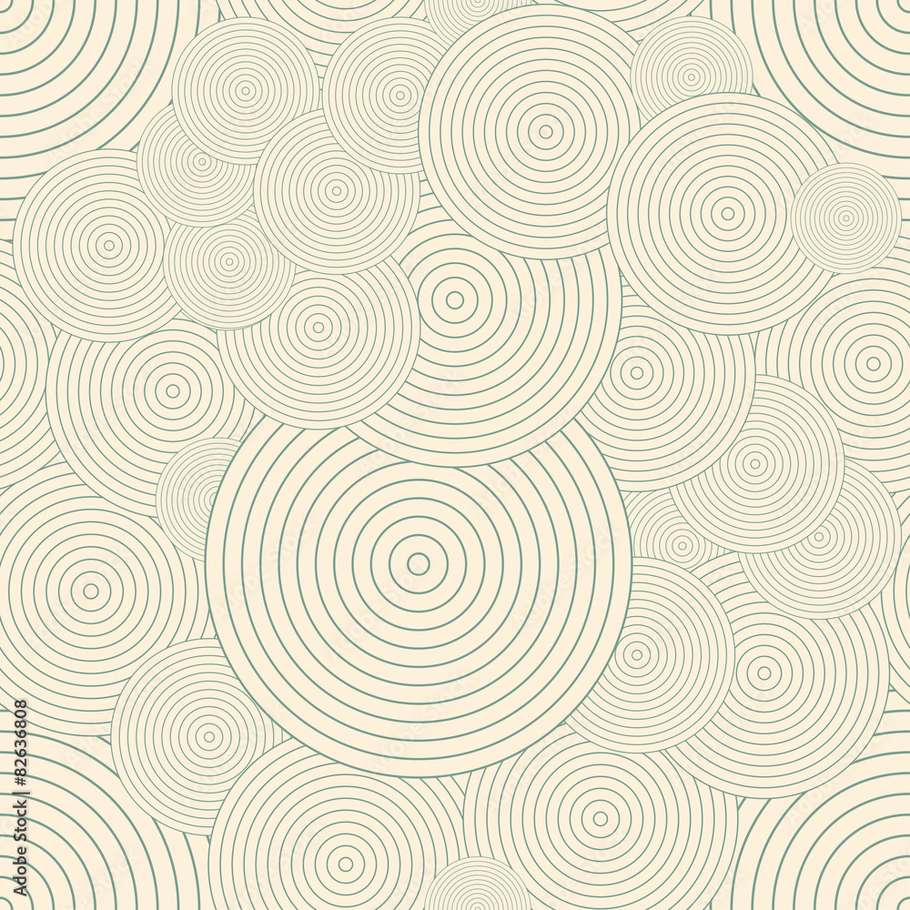 Poster seamless pattern with circles. repeating modern stylish