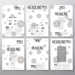 Abstract floral modern stylish geometric background. Simple