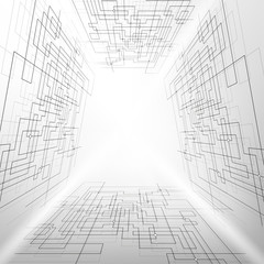 Abstract background vector.  Technical construction with