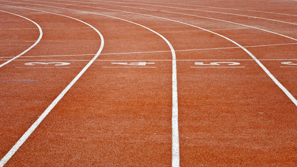 Athletics running track