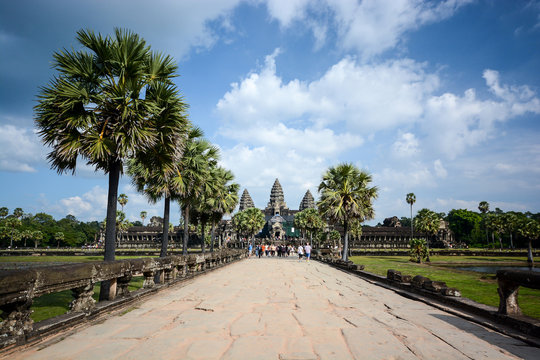 Angkor Wat at Siem Reap, Cambodia