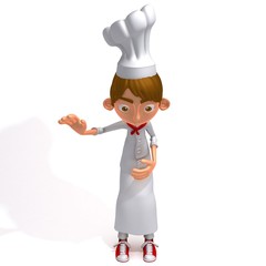 Chef 3d illustration