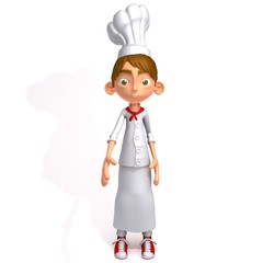 Chef 3d illustration