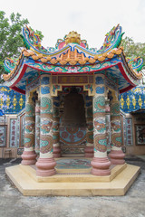 The Elegant Dragon on the sky at chinese temple