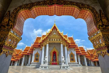 Foto auf Acrylglas Antireflex old temple at Chiangmai province of Thailand © Noppasinw