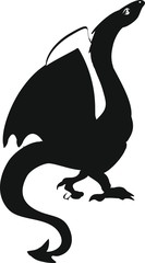 Silhouette of Wyvern