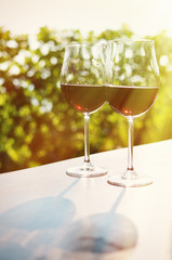 Wine and grapes. Lavaux region, Switzerland