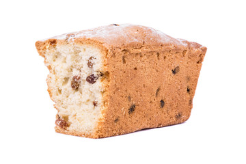 Cake with raisins