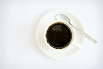 Coffee cup isolated on white background