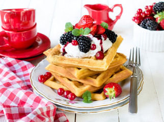 Traditional waffles