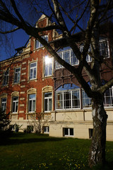 Fototapeta premium Vorstadt-Villa Wismar