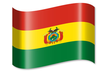 Obraz premium Waving flag concept