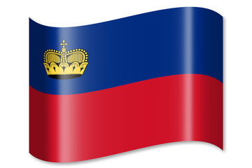 Obraz premium Waving flag concept