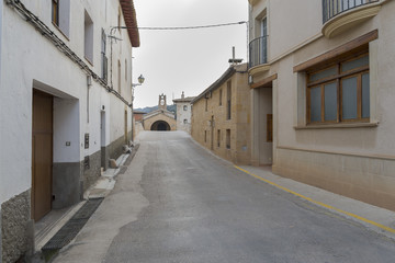 Fototapeta na wymiar Calles de Beceite (Teruel, España).