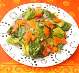 Salat mit Lachs