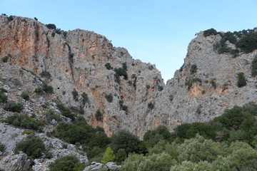 Fototapeta na wymiar Kritsa-Schlucht, Kreta