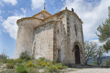 Ermita de Santa B&aacute;rbara (Fuentespalda, Teruel-Espa&ntilde;a).