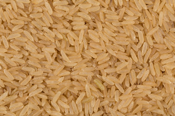 Uncooked Brown rice background
