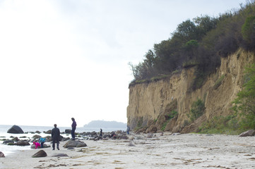 Familie an der Ostsee. 