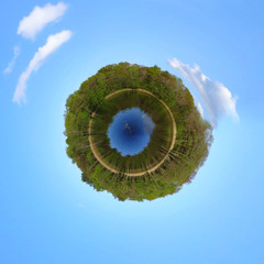 See am Wald als kleiner Planet