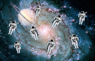Astronauts Planet Space Stars