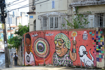Graffiti in Salvador da Bahia, Brazil