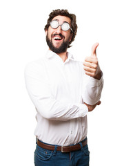happy fool man