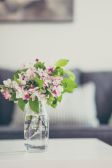 Bouquet of cherry flowers