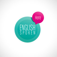 parler anglais, icône