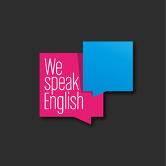 we speak english